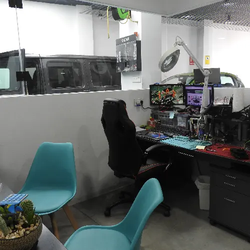 oficina de taller de coches